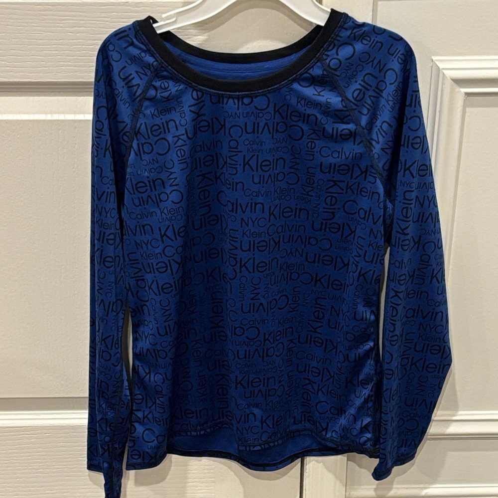 Calvin Klein Kids Blue Rashguard